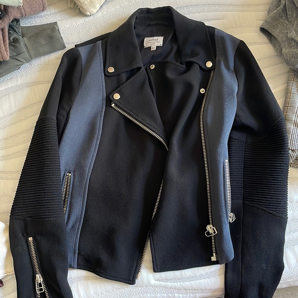 Aritzia wilfred motorcycle jacket